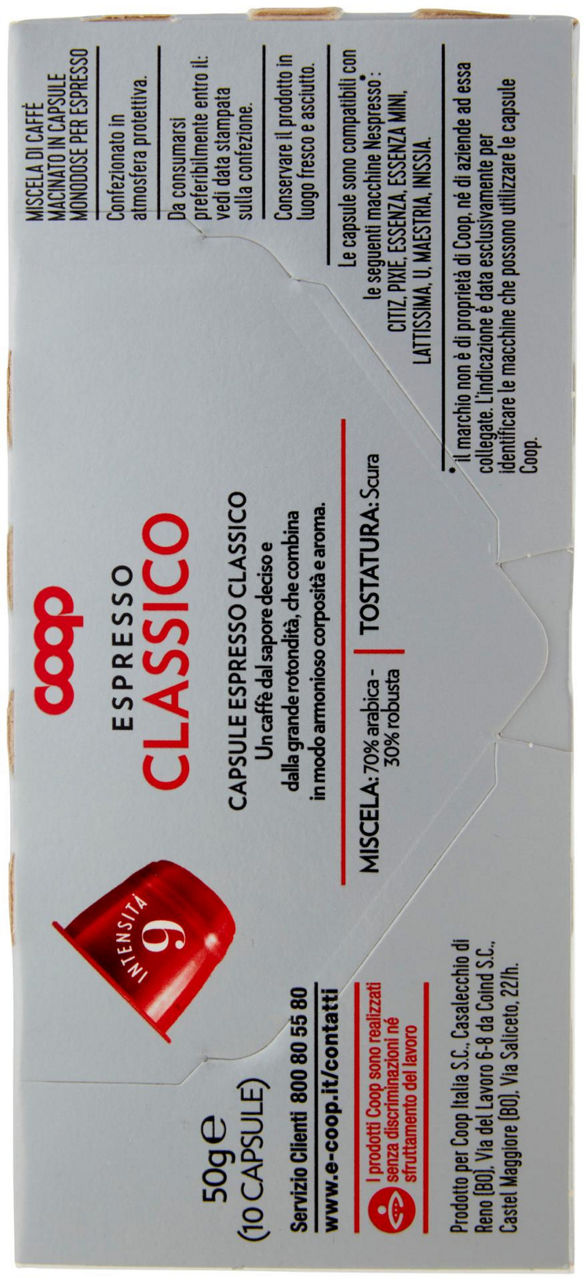 Capsule Espresso Miscela Classica 10 Capsule Pelabili 50 g - 2