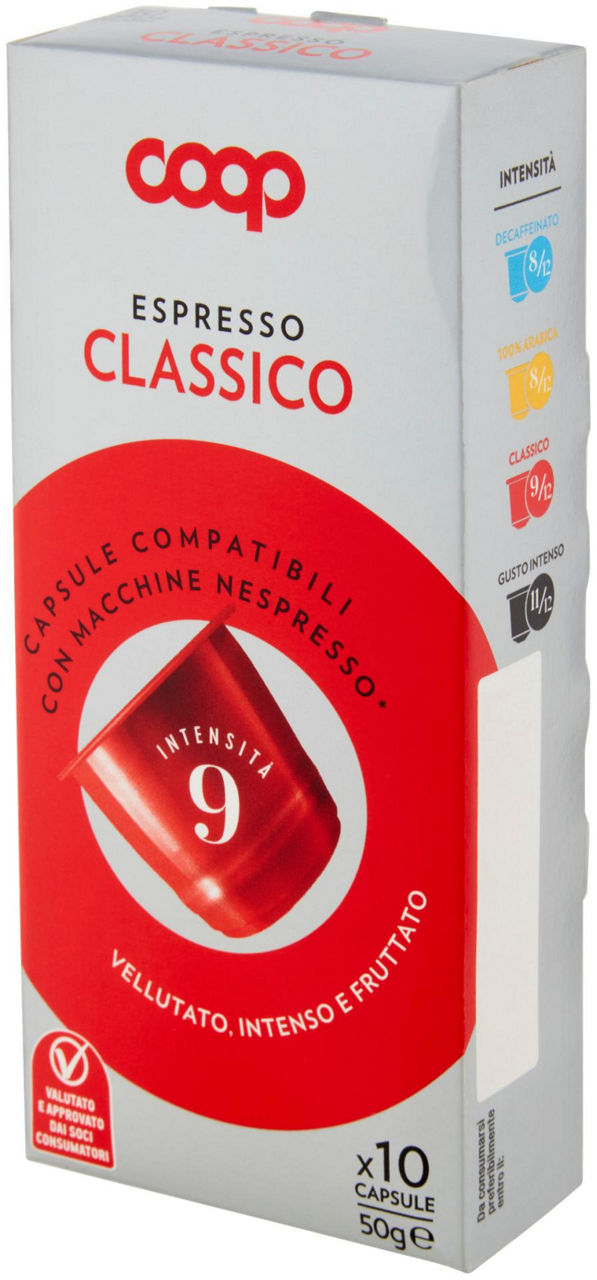 Capsule Espresso Miscela Classica 10 Capsule Pelabili 50 g - 6
