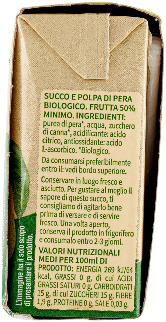 Succo pera Biologica Vivi Verde 3 x 200 ml - 3