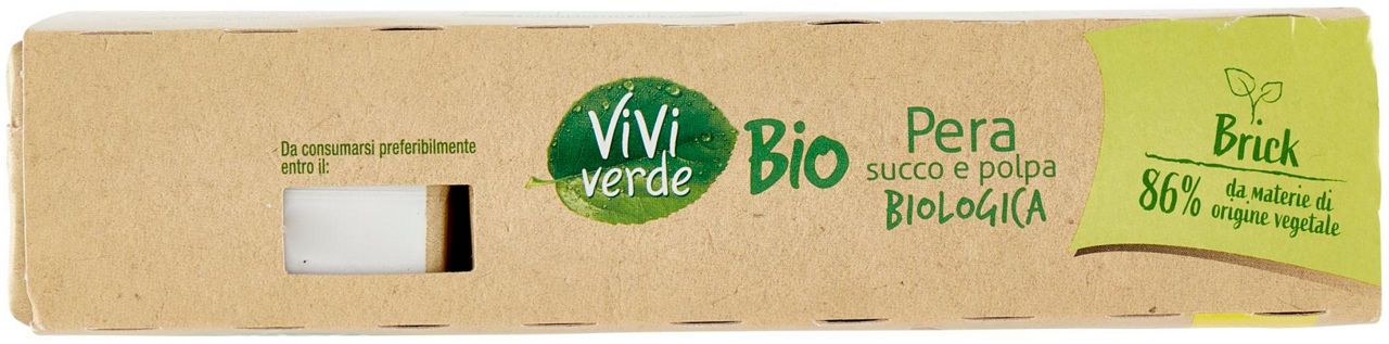Succo pera Biologica Vivi Verde 3 x 200 ml - 4