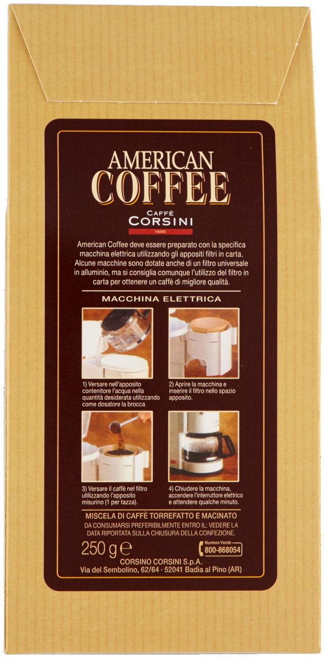 AMERICAN COFFEE CAFFÈ CORSINI SACCHETTO G 250 - 2