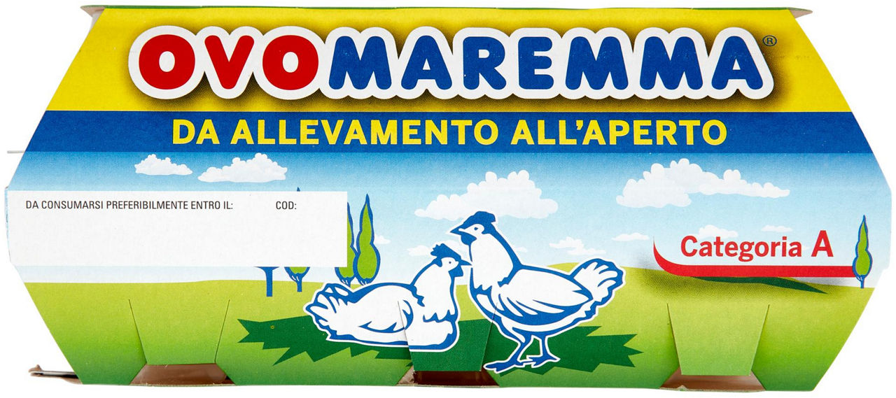 Uova fresche da allevamento all'aperto di vario calibro 6 pz - Immagine 51