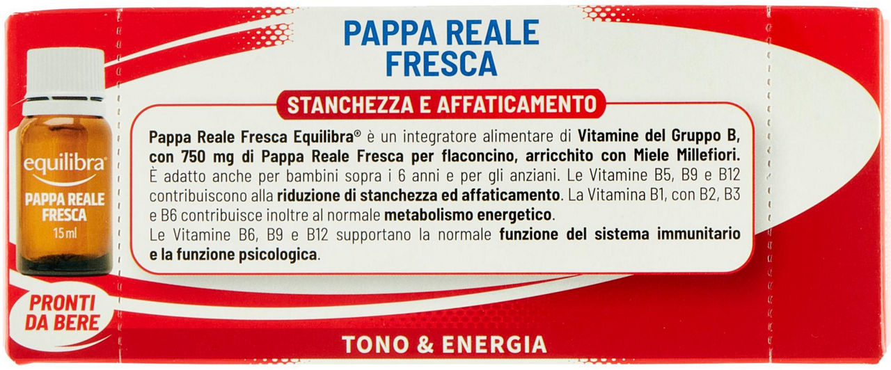 Pappa Reale Fresca Stanchezza e Affaticamento 10 Flaconi Monodose 150 ml - 4