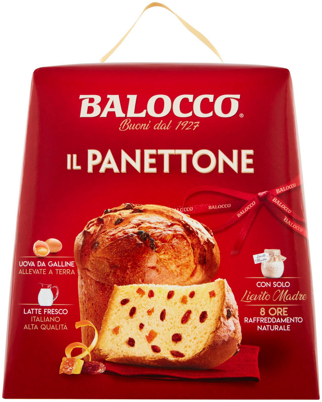 PANETTONE CLASSICO BALOCCO SCATOLA KG. 1 - 0