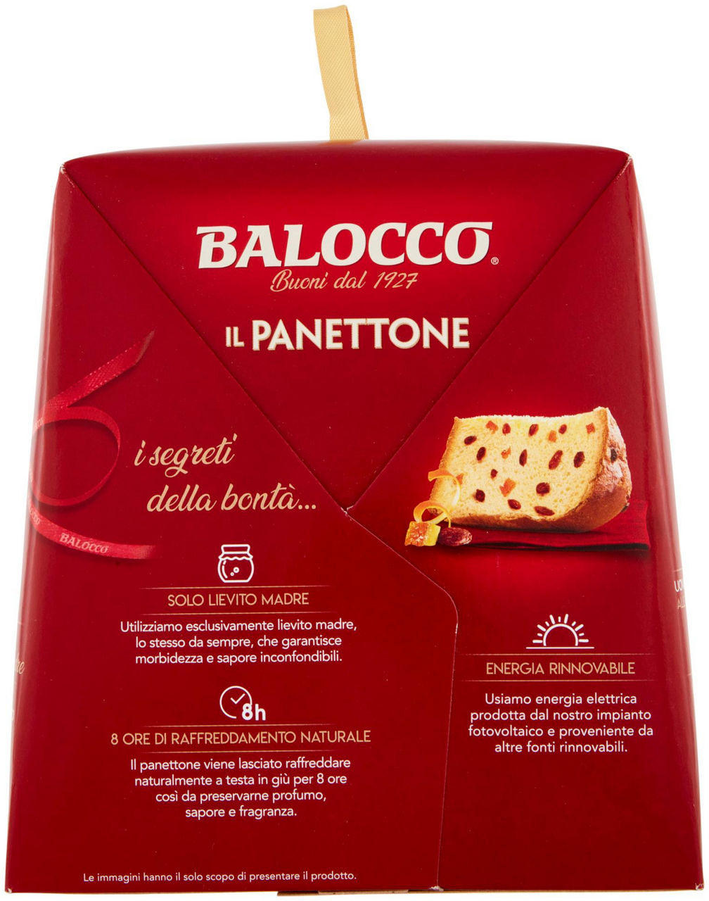 PANETTONE CLASSICO BALOCCO SCATOLA KG. 1 - 1