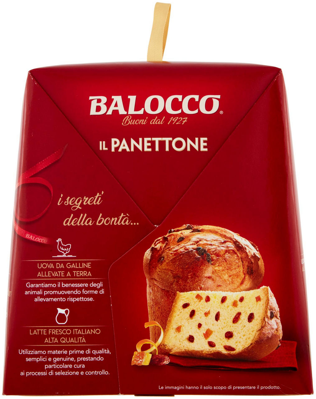 PANETTONE CLASSICO BALOCCO SCATOLA KG. 1 - 3