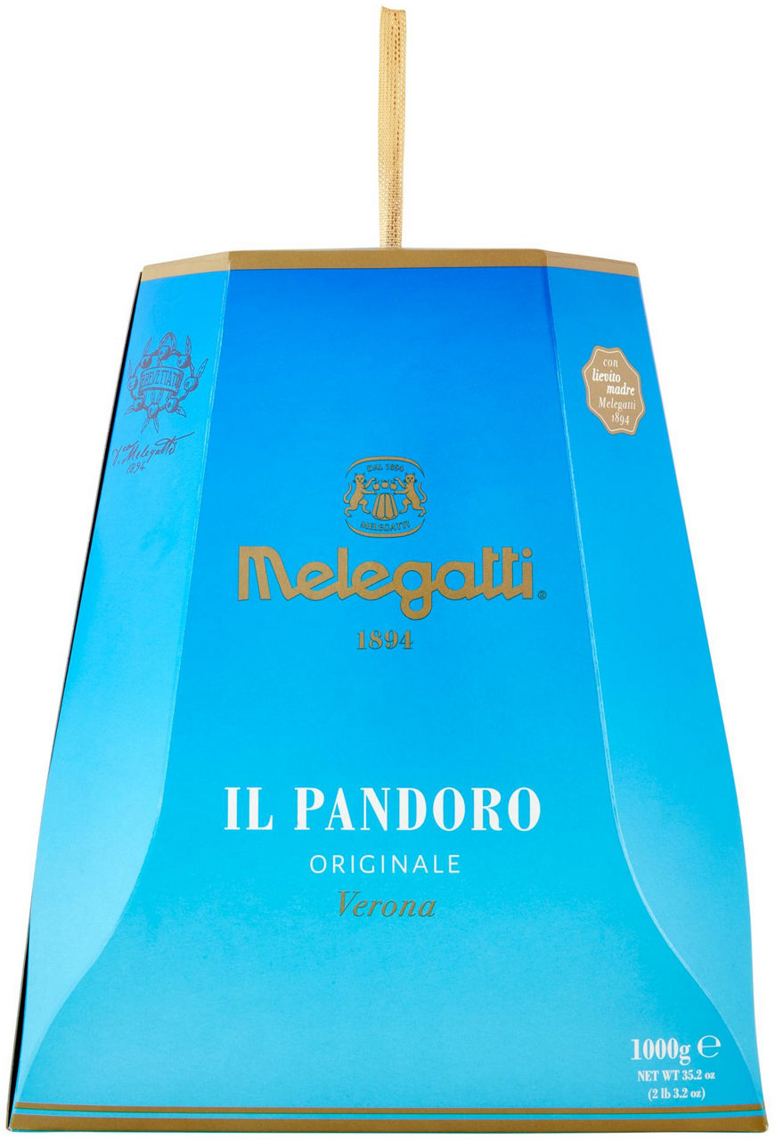 Pandoro tradizionale melegatti scatola kg. 1