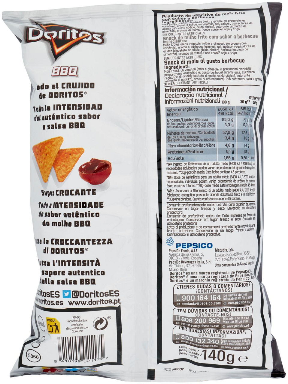 Snack di mais al gusto barbecue 140 gr - Immagine 21