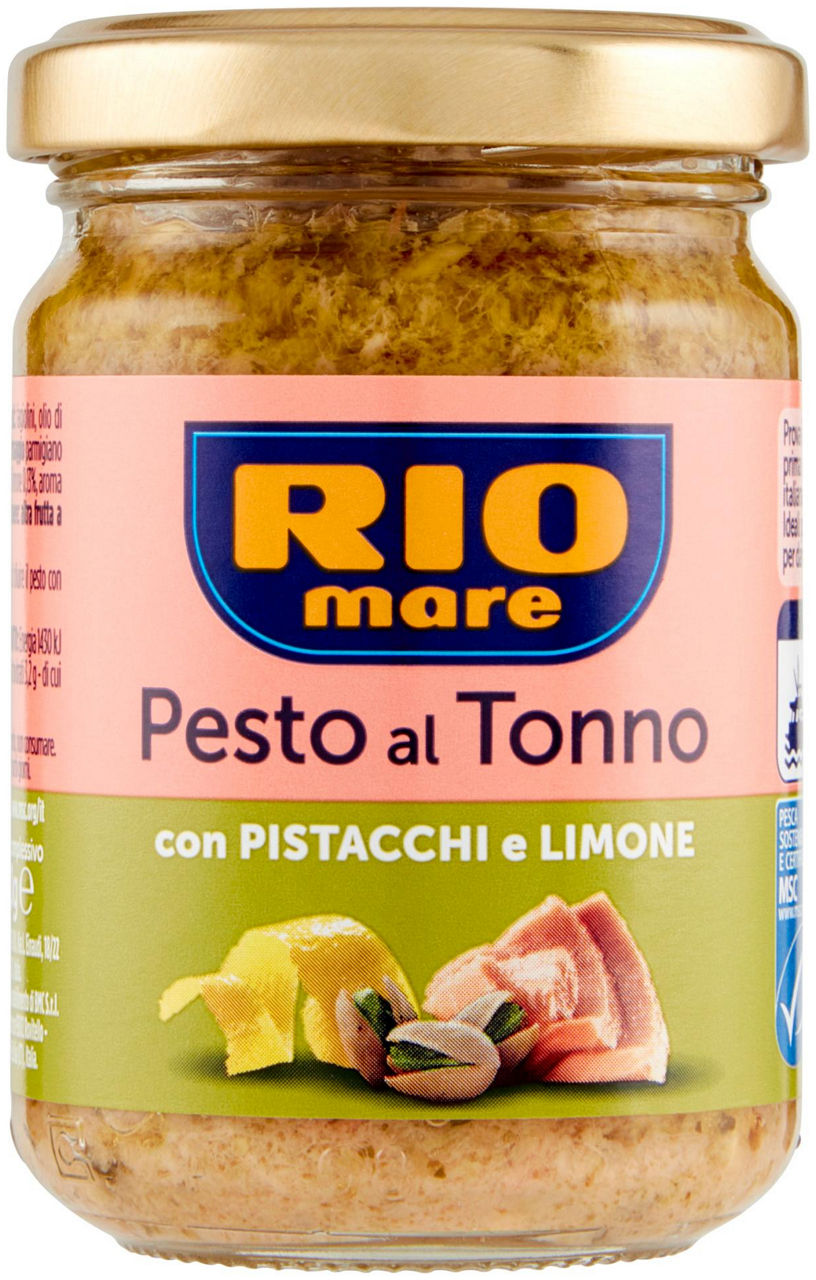 Pesti pistacchio e limone rio mare msc g130