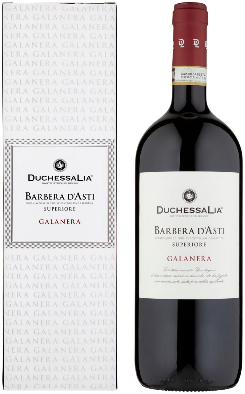 Barbera d'asti superiore docg galanera magnum duchessa lia l 1,5