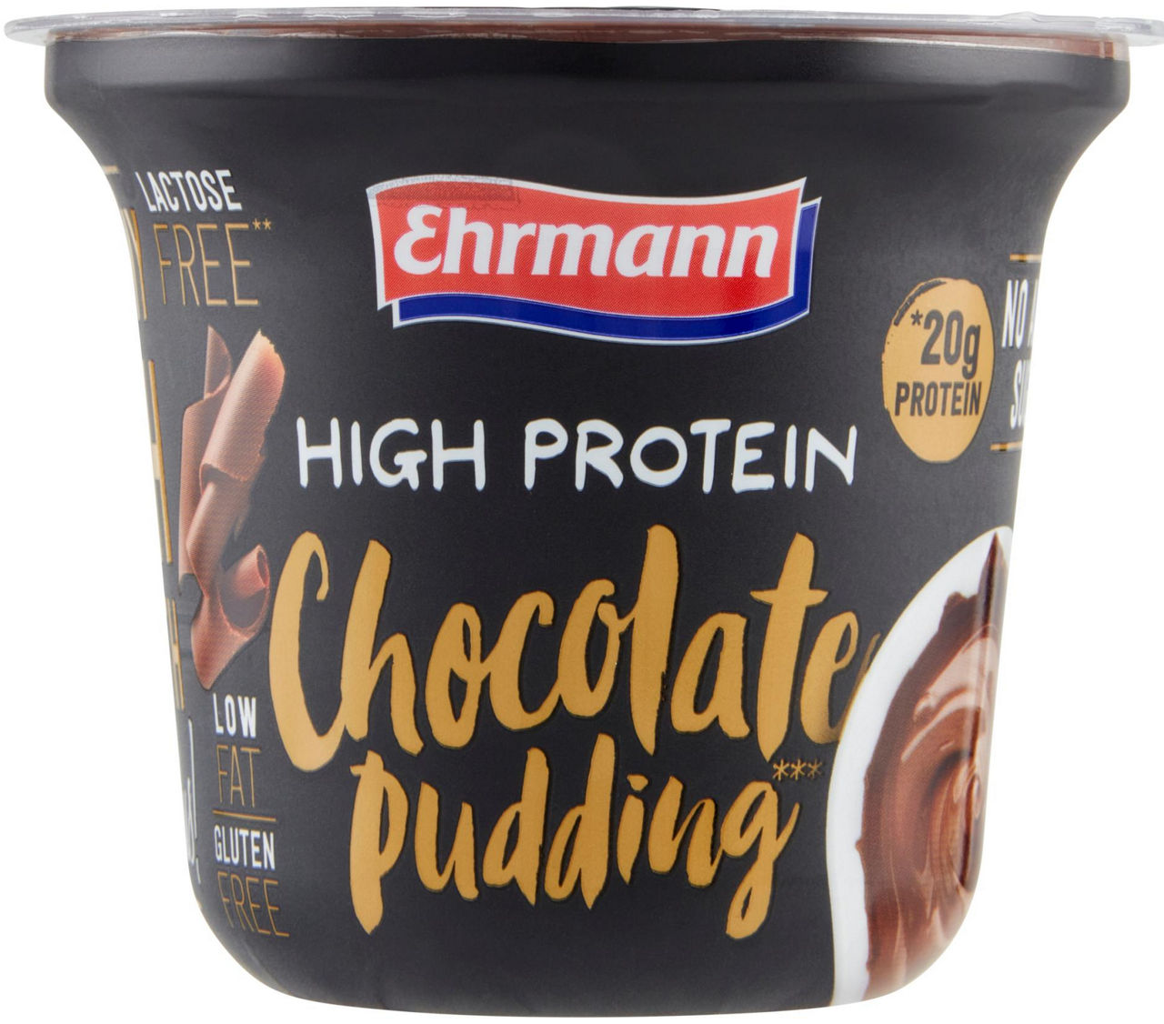 Pudding proteico al cioccolato 200 gr - Immagine 01