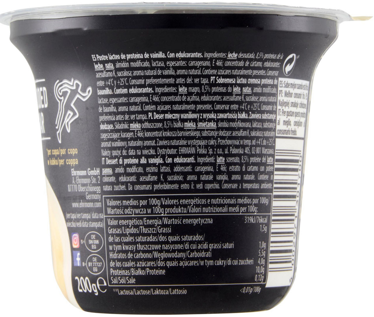 PUDDING VANIGLIA HIGH PROTEIN EHRMANN G 200 - Immagine 21