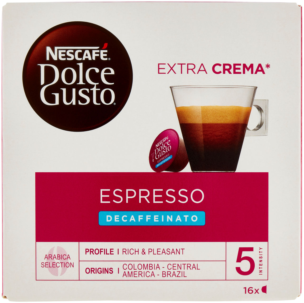 Nescafè  espresso dek extra crema dolce gusto 16caps g 88