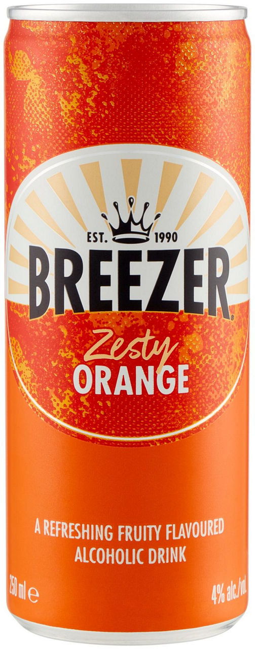 READY TO DRINK BACARDI BREEZER ORANGE 4 GRADI LATTINA ML 250 - Immagine 01