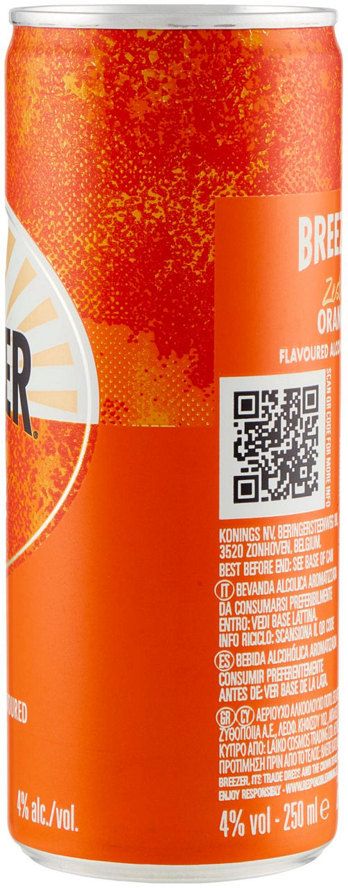 READY TO DRINK BACARDI BREEZER ORANGE 4 GRADI LATTINA ML 250 - Immagine 31