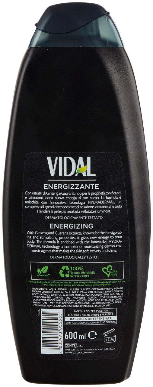 BAGNOSCHIUMA VIDAL ENERGY&SPOR ML 600 - Immagine 21