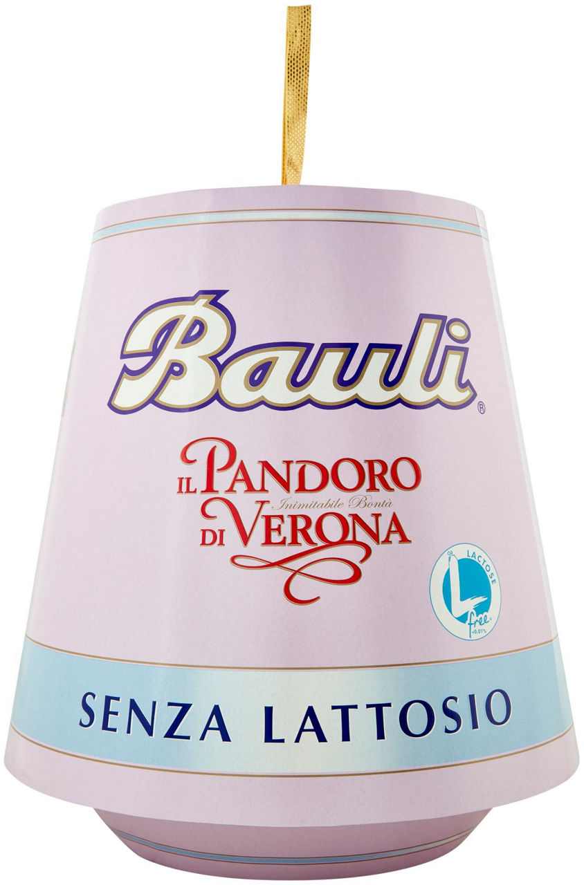 Pandoro tradizionale senza lattosio 700 gr