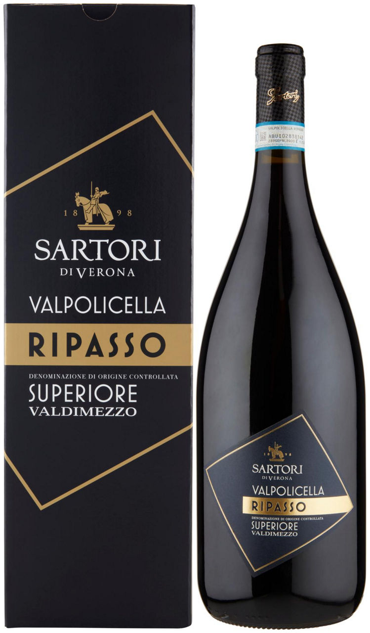 Sartori astuccio magnum valpolicella ripasso superiore valdimezzo