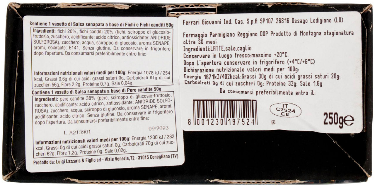 Confezione degustazione con parmigiano reggiano e salse dolci piccanti a base di frutta 250 gr - Immagine 51