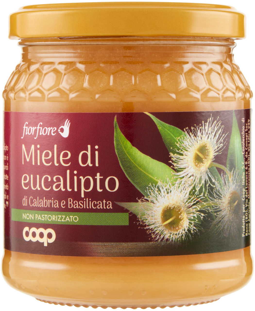 Miele di eucalipto 100% italiano fior fiore coop vaso vetro g400