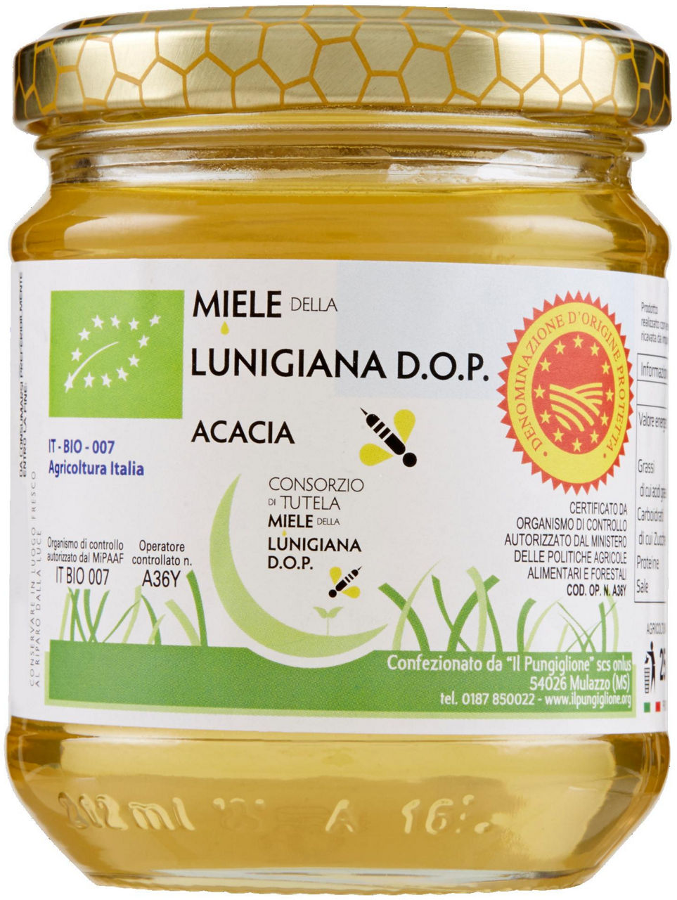 Miele della Lunigiana Bio D.O.P. Acacia 250 g - 0