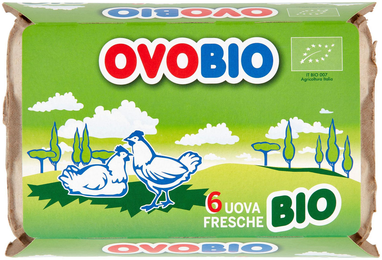 Uova fresche bio 6 pz