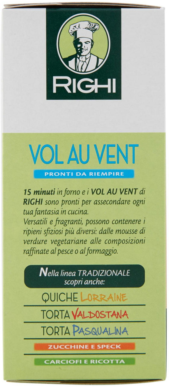 VOL AU VENT PASTA SFOGLIA DA FARCIRE RIGHI G 250 - Immagine 11