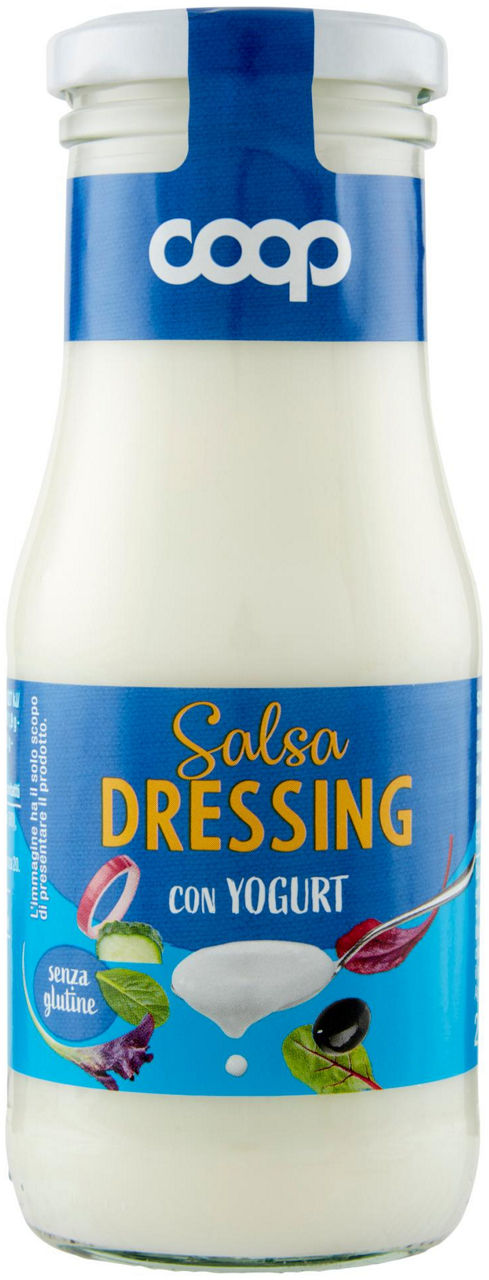 Salsa dressing con yogurt btg vetro coop ml 250