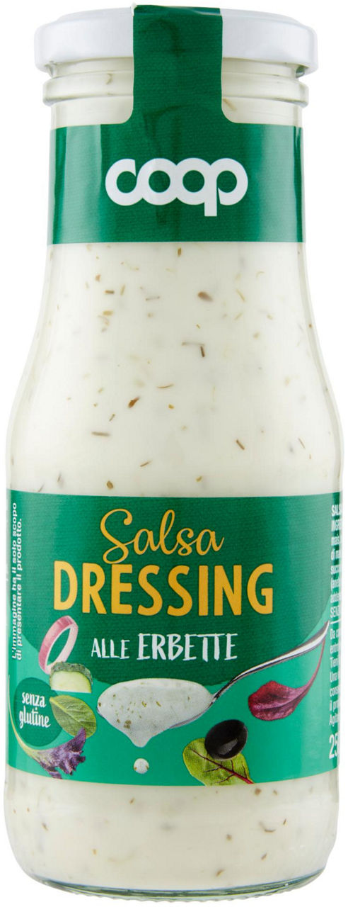 Salsa dressing erbette btg vetro coop ml250