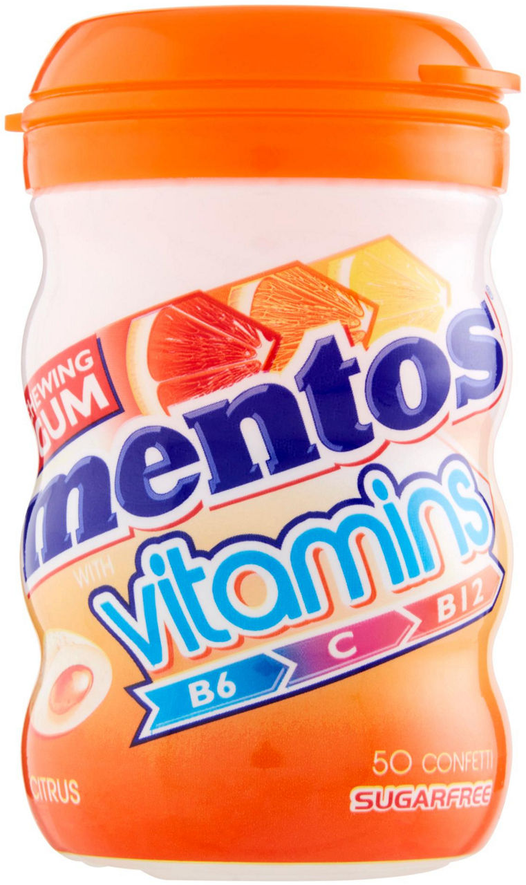 Mentos con Vitamine gusto Citrus 50 confetti 100 g - 0