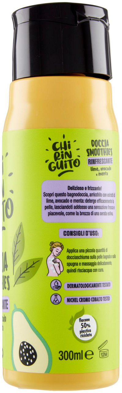 Doccia Smoothies Rinfrescante lime, avocado e menta 300 ml - 3