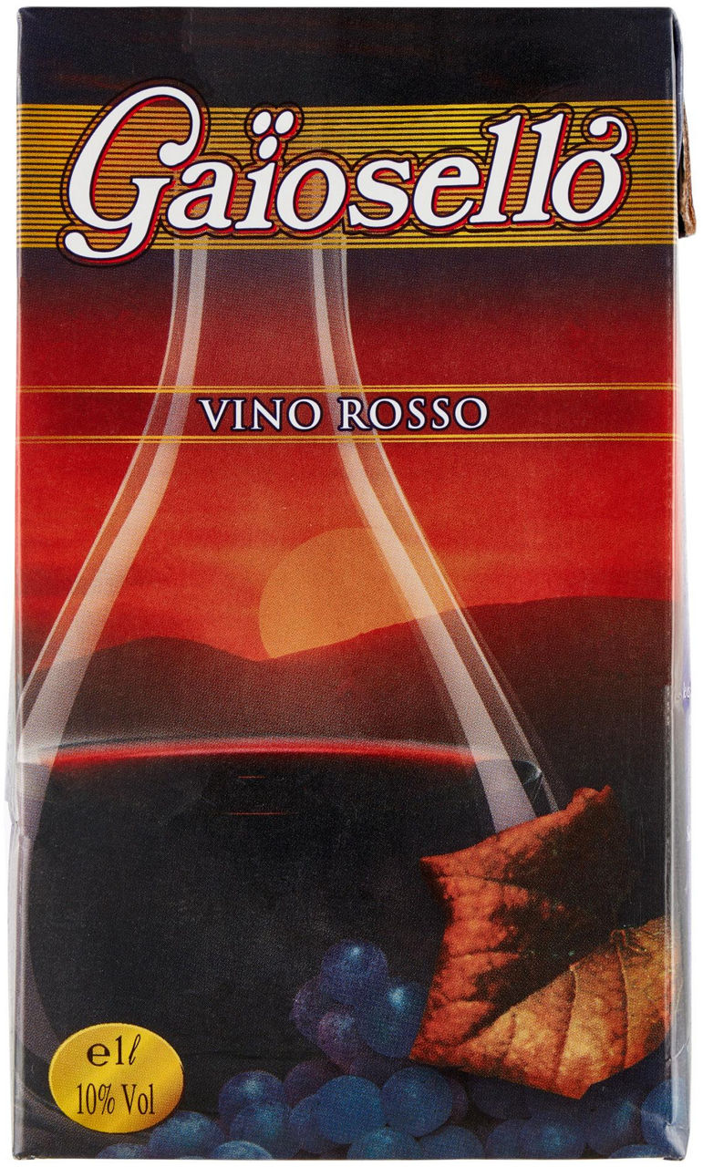 Vino rosso brick 1 lt