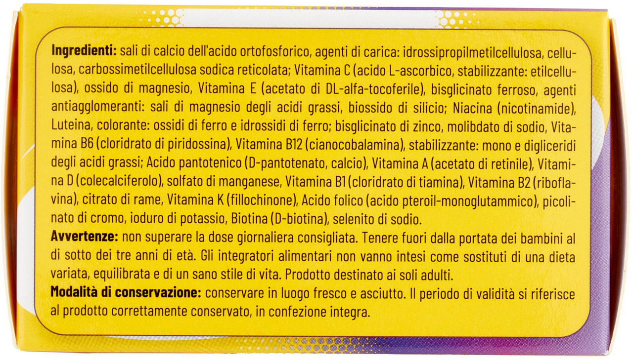 Integratore multivitamine e minerali 50+ 30 compresse - Immagine 51