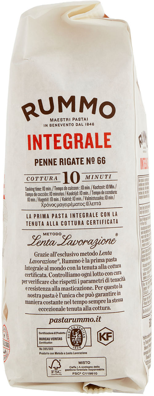 Pasta penne rigate integrali n°66 500 gr - Immagine 31