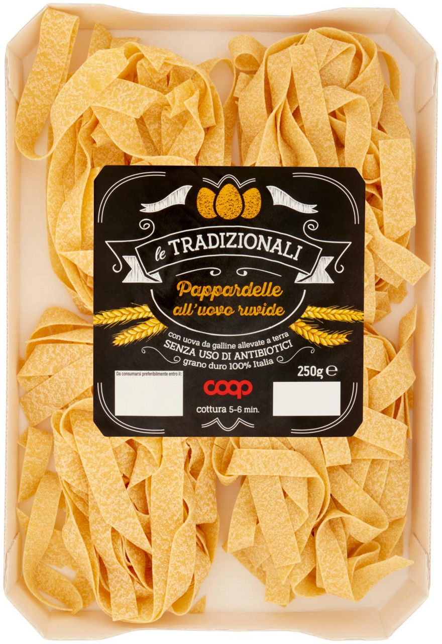 Pappardelle all'uovo ruvide 250 g - 0