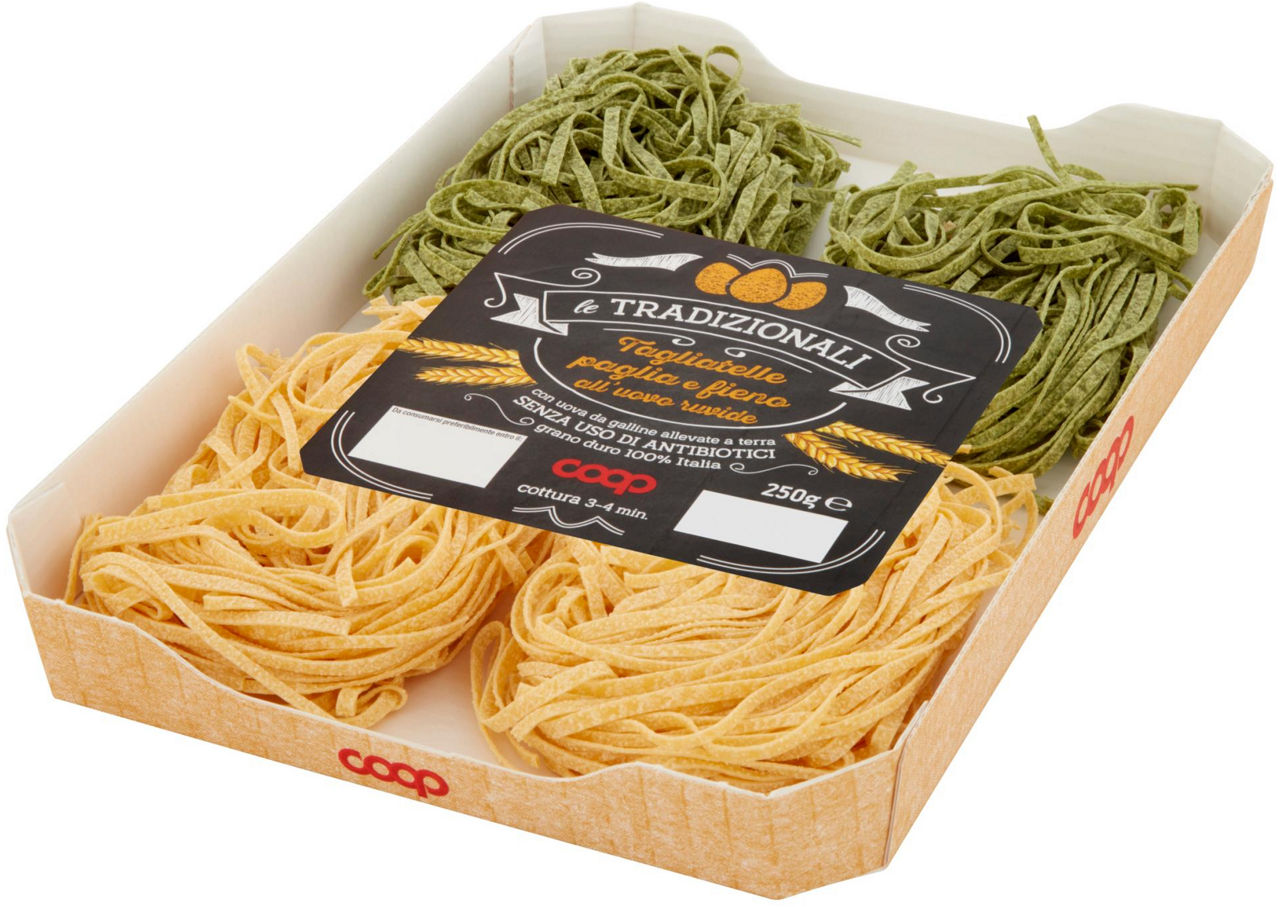 Tagliatelle paglia e fieno all'uovo ruvide 250 gr - Immagine 61