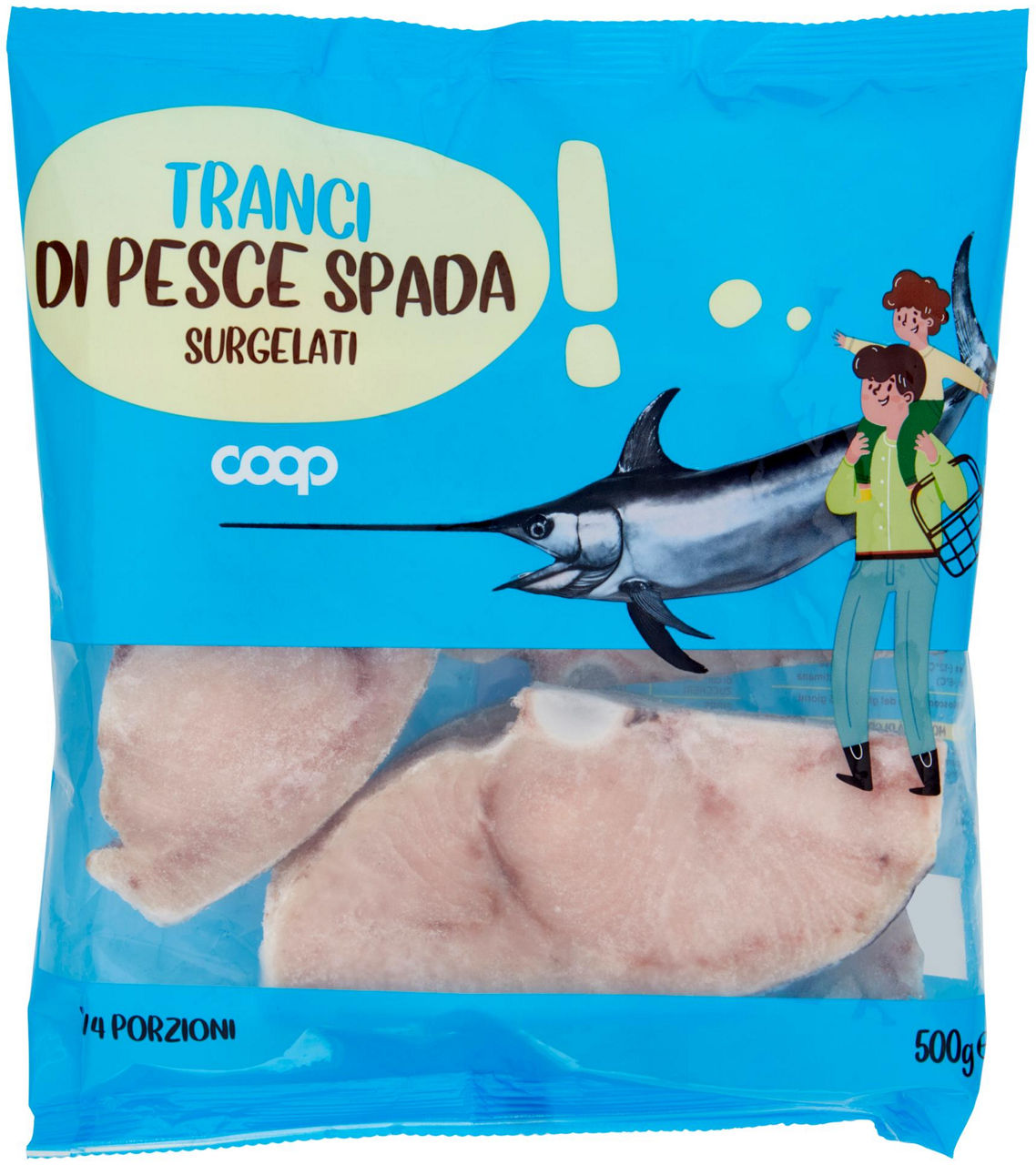 Tranci di Pesce Spada Surgelati! 500 g - 0