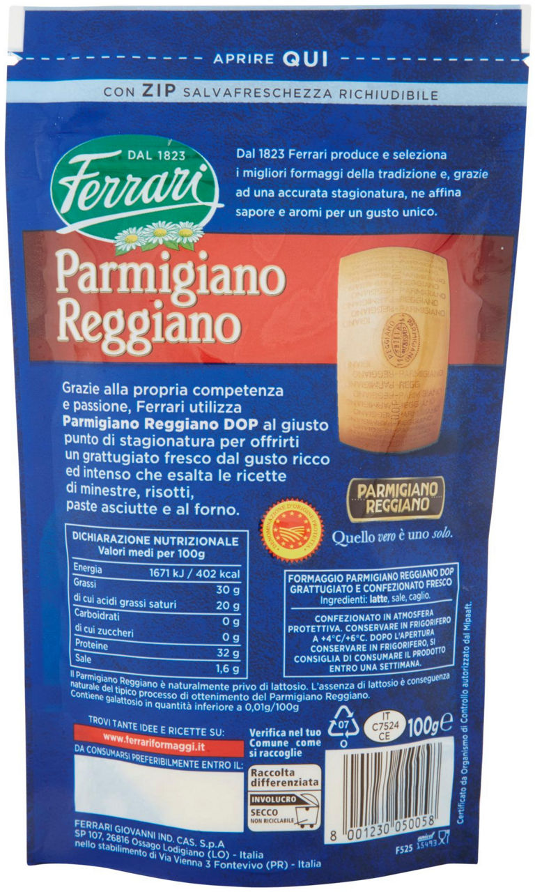 Parmigiano reggiano grattugiato gr 100 - 2