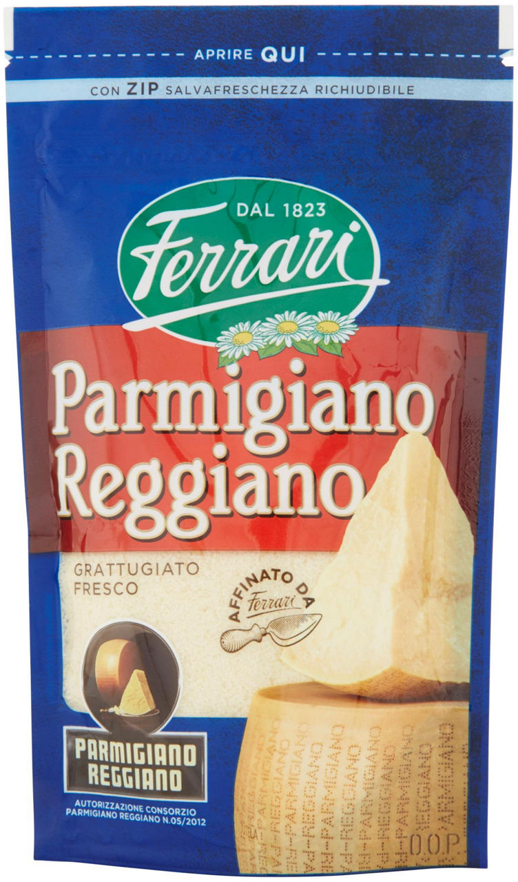 Parmigiano reggiano grattugiato gr 100