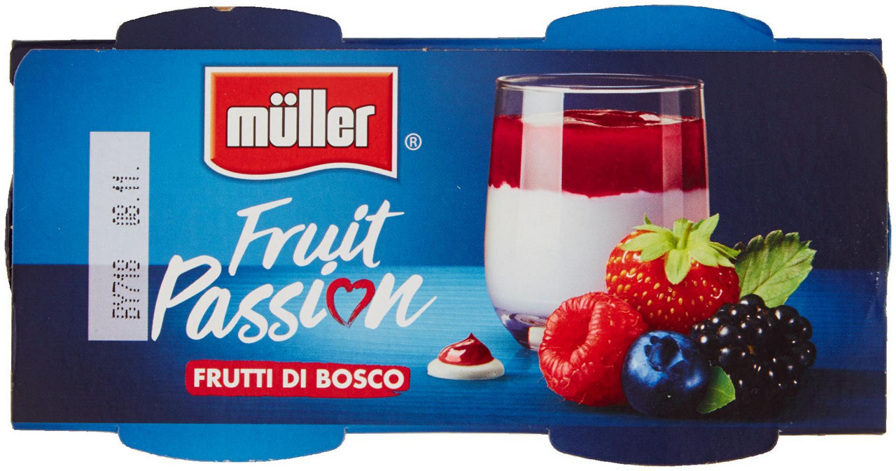YOGURT FRUIT PASSION FRUTTI DI BOSCO MULLER 2X125G - 4