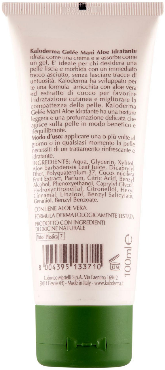 CREMA MANI KALODERMA GELEE ALOE IDRATANTE ML 100 - Immagine 21