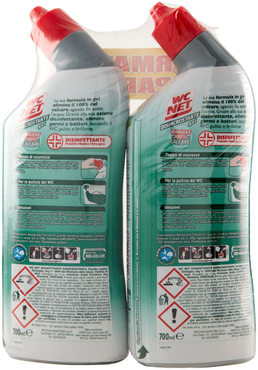 Detergente wc disincrostante gel 2 pz x 700 ml - Immagine 21