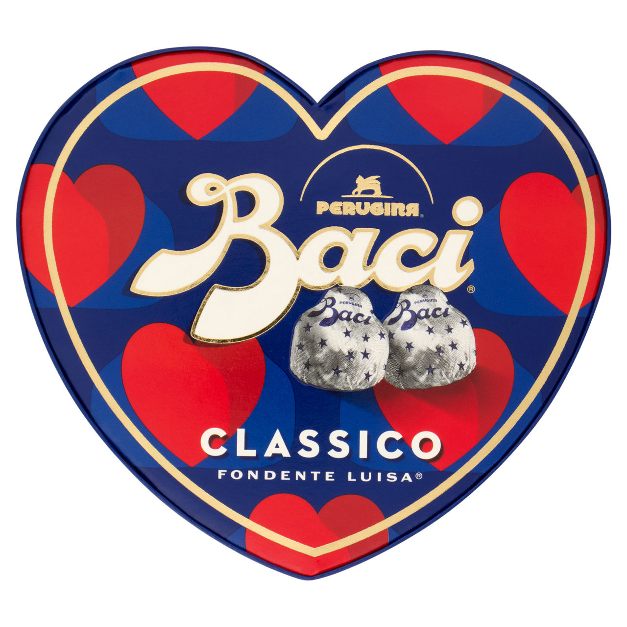 Cioccolatini baci scatola cuore 50  gr