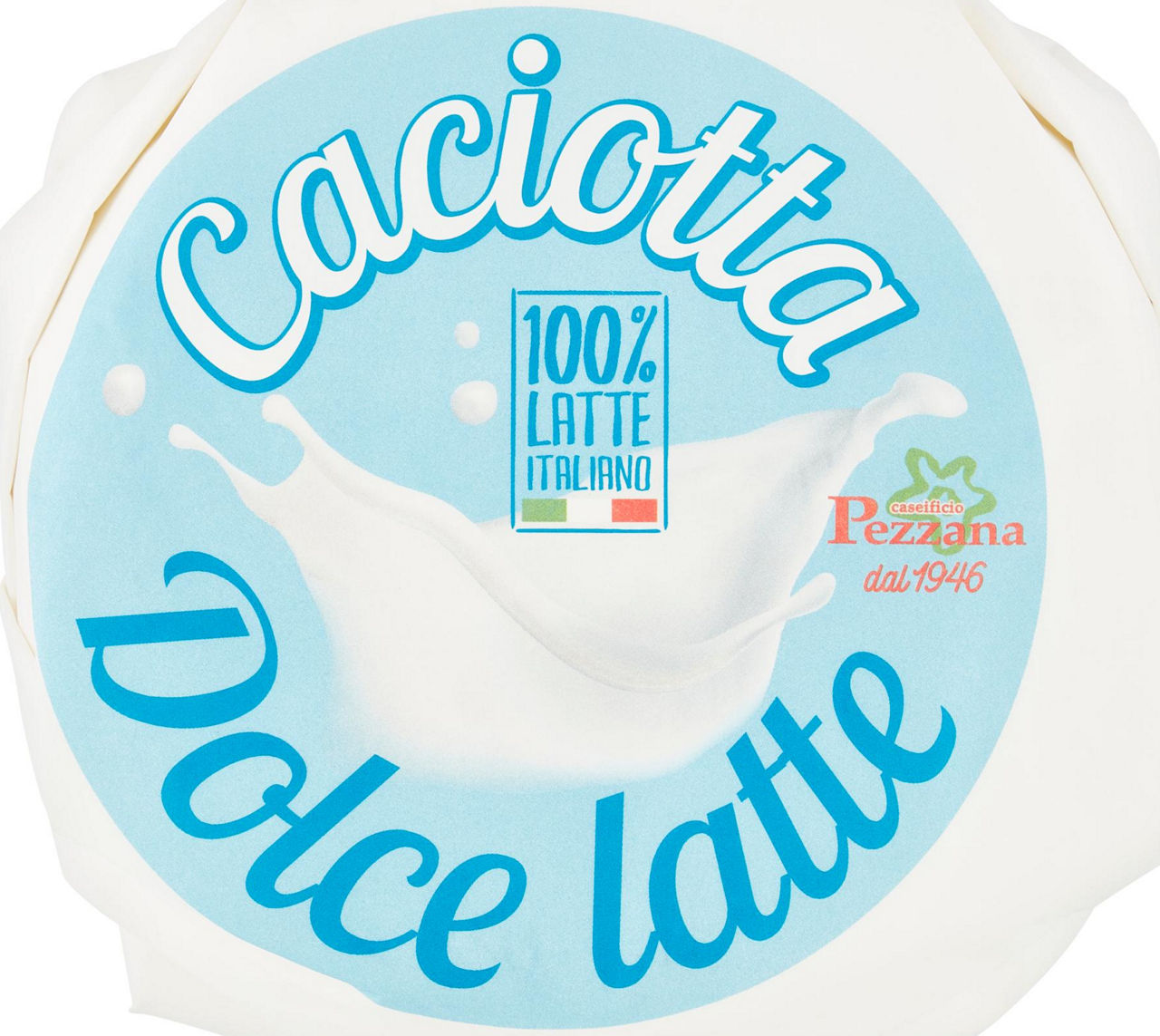 Caciotta dolce latte caseificio pezzana sa incarto g 500