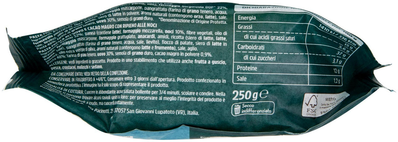 Ravioli gorgonzola dop e noci 250 gr - Immagine 51