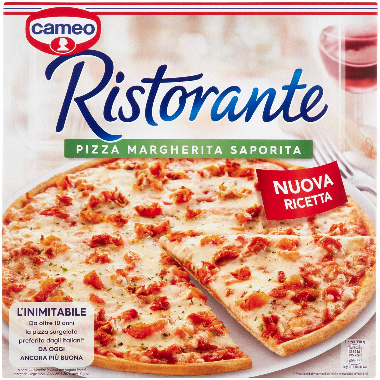 Pizza cameo ristorante margherita saporita g 330
