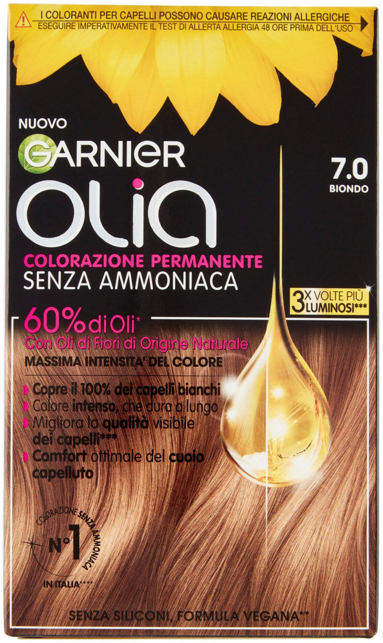 Colorazione Permanente Capelli 7.0 Biondo - Immagine 01