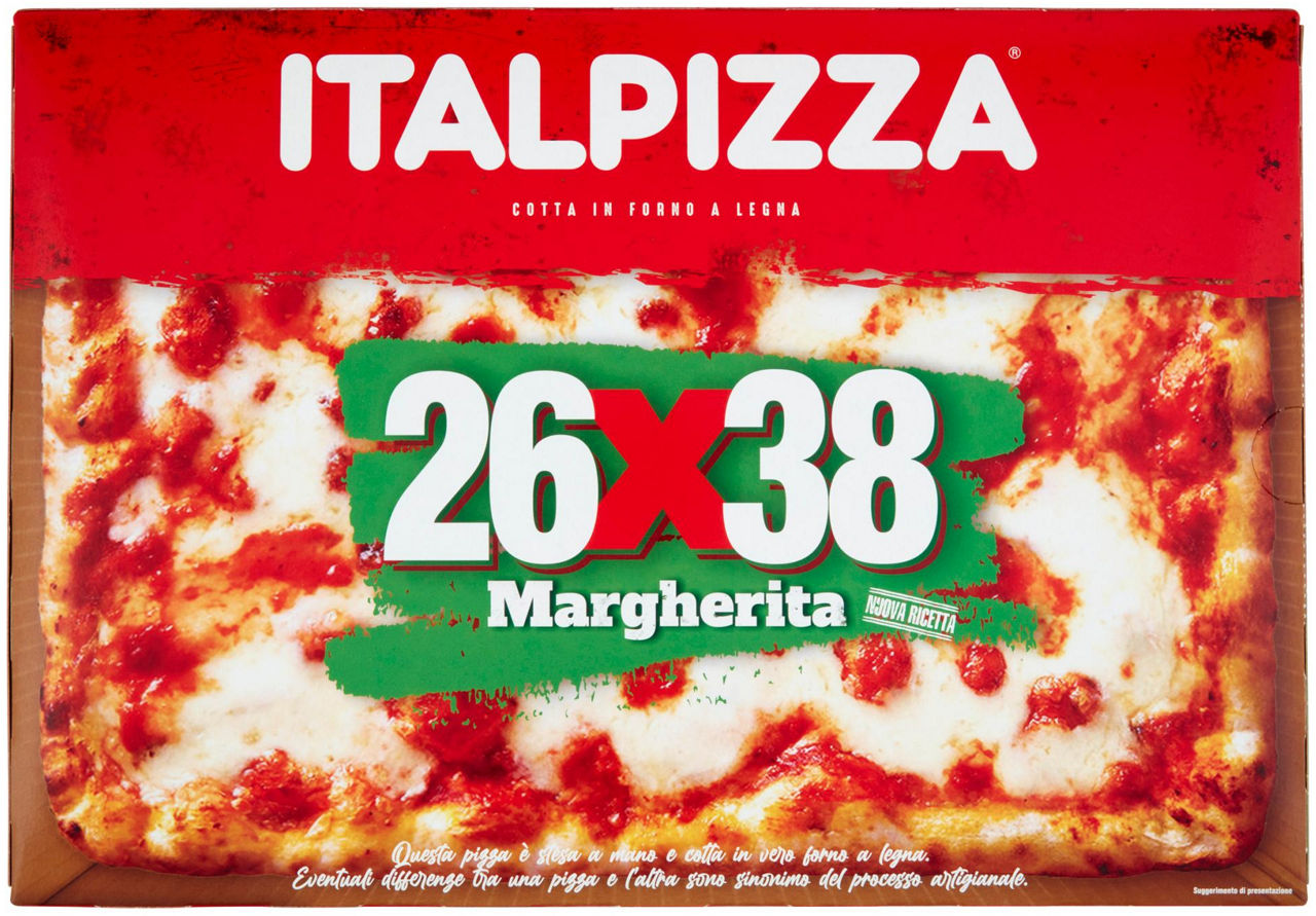 Pizza margherita italpizza 26x38 g 485