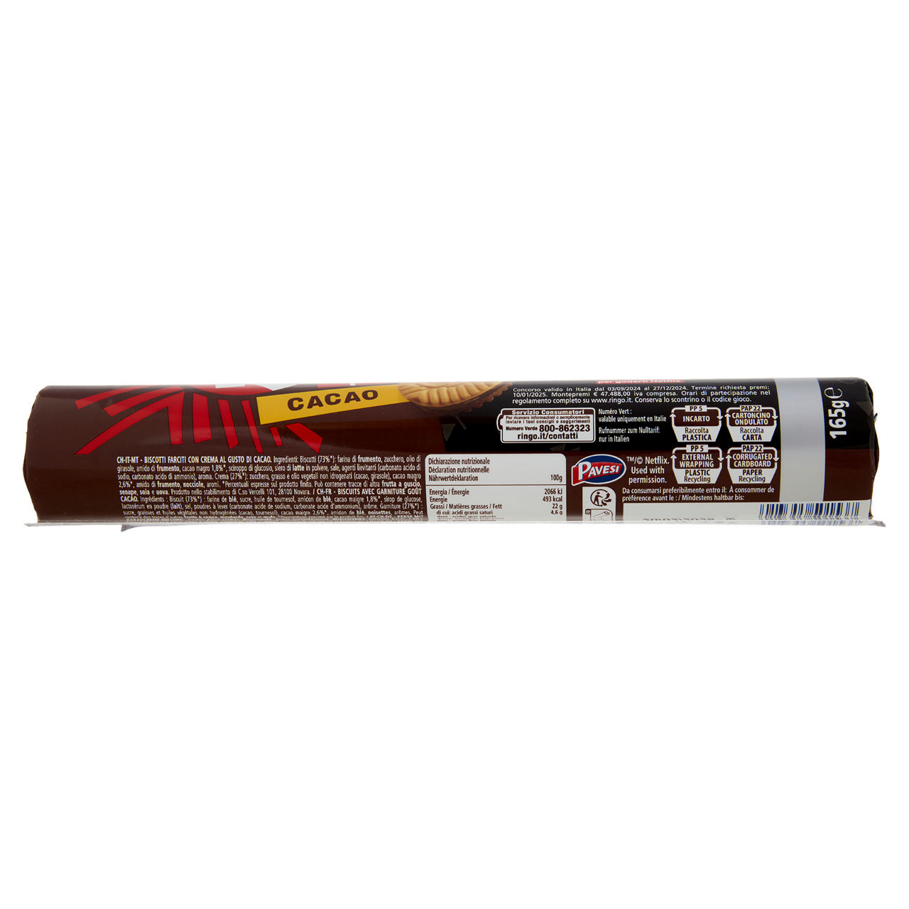 Biscotti ringo al cacao 165 gr - Immagine 171