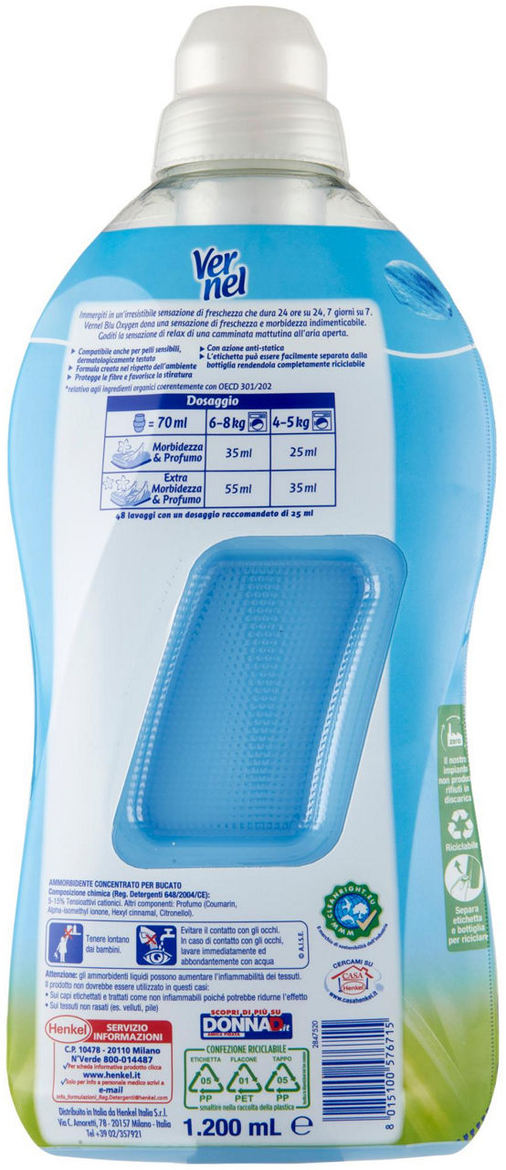 Ammorbidente concentrato blue oxyge 48 lavaggi - Immagine 21